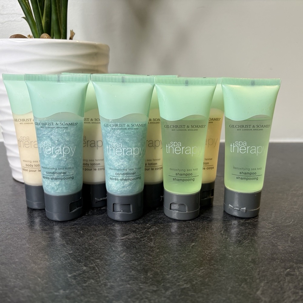Gilchrist & Soames Spa Therapy Sea Fennel Lotion Shampoo Conditioner Lot Of 8